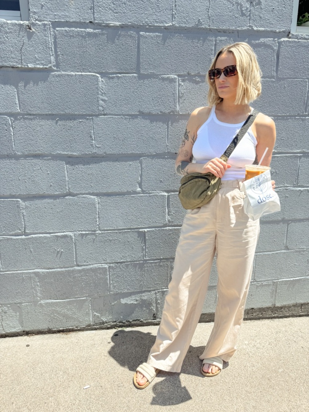 Madewell The Harlow Wide Leg Pant Size 00 Harvest Moon